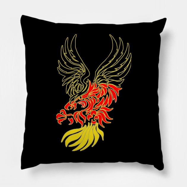 Deutscher Adler Pillow by shirtsandmore4you