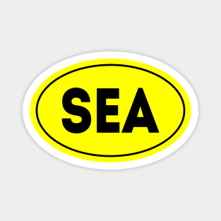 SEA Airport Code Seattle–Tacoma International Airport USA Magnet