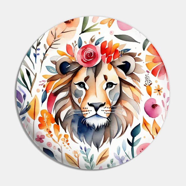 Floral lion gift ideas Pin by WeLoveAnimals