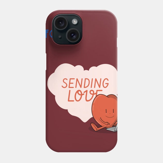 sending love - Dotchs Phone Case by Dotchs