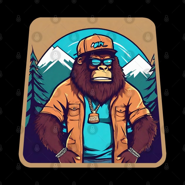 Sasquatch rapper by Ilustradamus