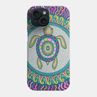 Sea Turtle Mandala Phone Case