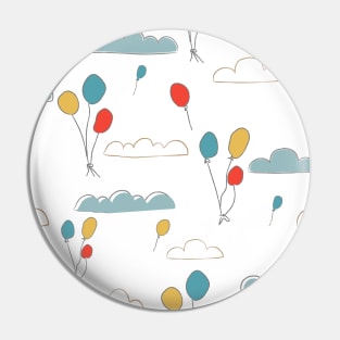 Air Balloons Pin