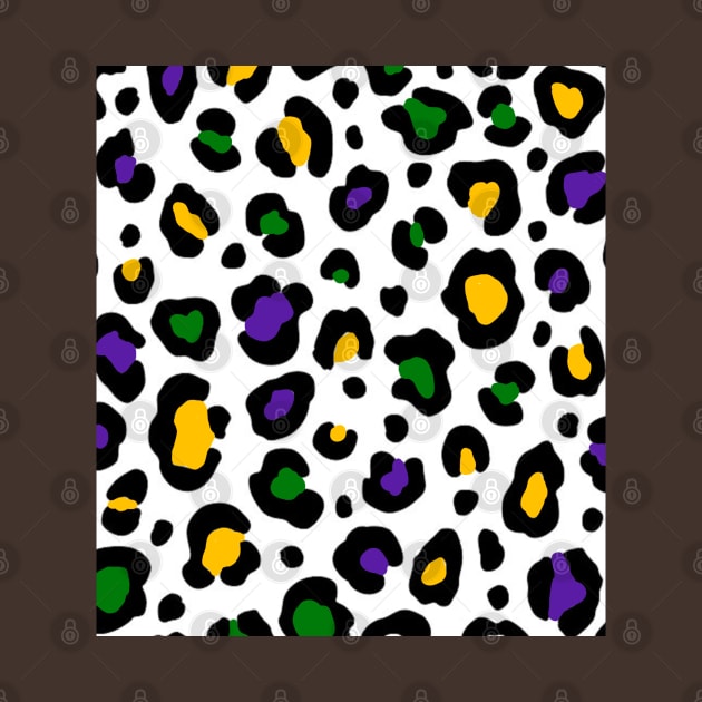 Mardi Gras Cheetah Print by Stephanie Kennedy 