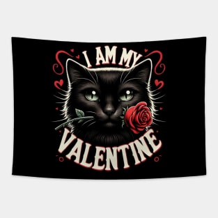 Valentines cat Tapestry