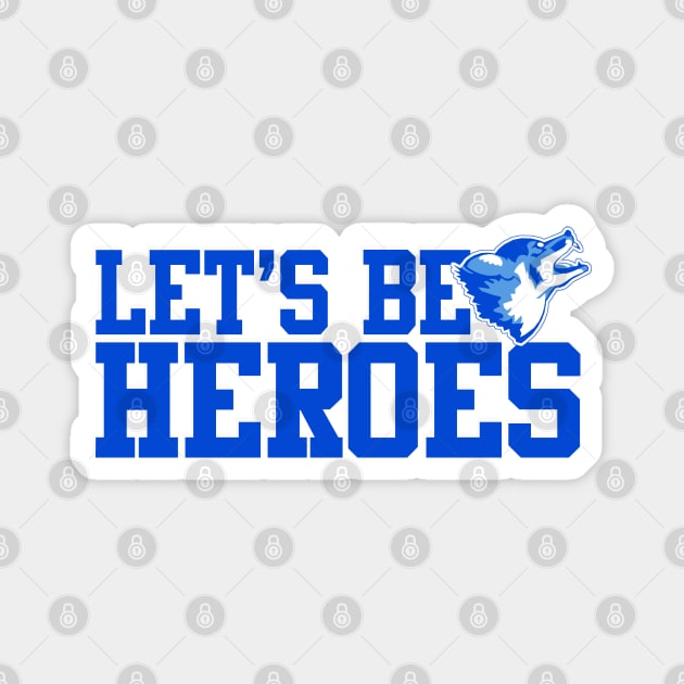 Varsity Blues Heroes Magnet by PopCultureShirts