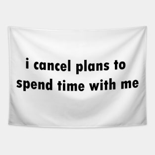 I cancel plans to spend time with me Tapestry