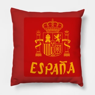 Spain world cup tshirt spanish fans Pillow