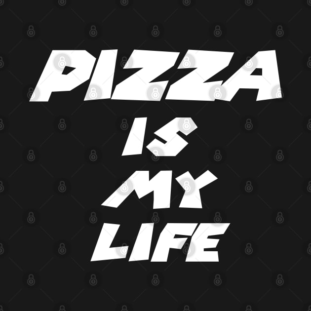 Pizza is my life Classic Funny Evergreen by PlanetMonkey