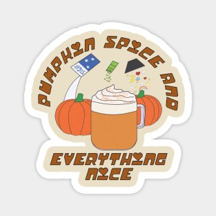 Pumpkin Spice Latte Magnet