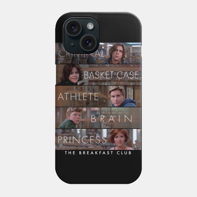 Breakfast Club - Clean design Phone Case by NorthWestDesigns