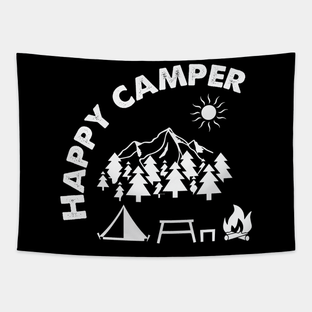 Happy Camper Tapestry by UniqueWorld