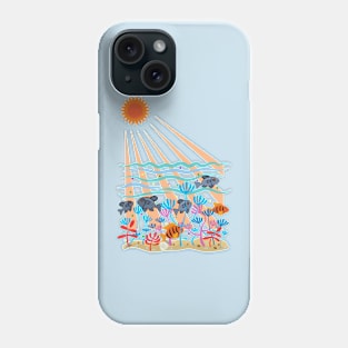 Under the sea there is a beautiful life Phone Case