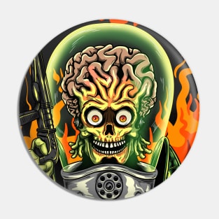 Mars Invasion Pin