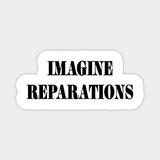 IMAGINE REPARATIONS - Black - Front Magnet