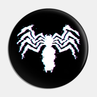 Glitch Symbiote Pin