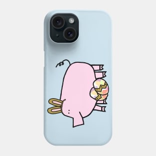 Funny Easter Bunny Ears on Pig Phone Case