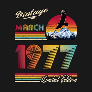 March 1977 Birthday T-Shirt