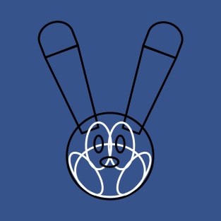 Minimal Line Rabbit T-Shirt