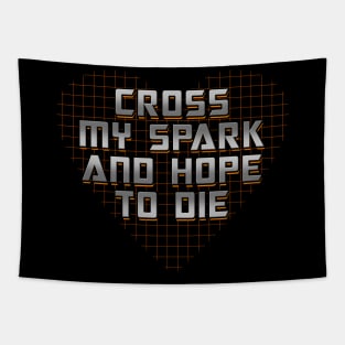 Funny Robot Movie Love Quote Meme Tapestry