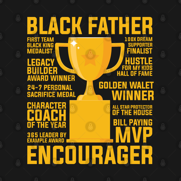 Black Father Award, Black Dad, Black Father by UrbanLifeApparel