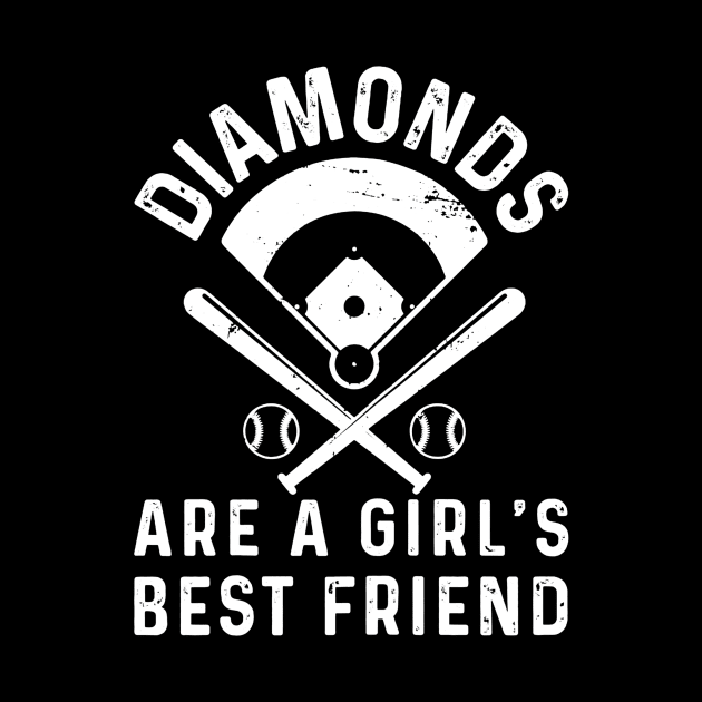 Diamonds are a Girls Best Friend Baseball by Vigo