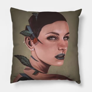 Autumn girl Pillow