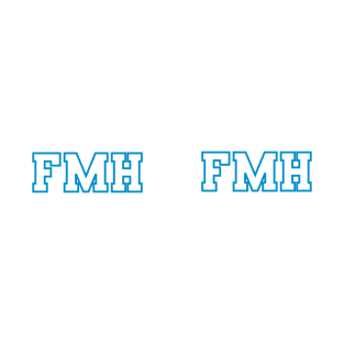 [MUG] FMH Collegiate - White/Light Blue Letters - Mug - FMH Collegiate - White/Light Blue Letters - Mug T-Shirt