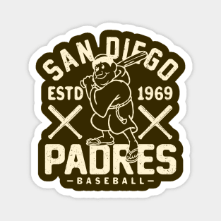 Retro San Diego Padres 2 by Buck Tee Magnet