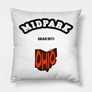 ☄️ Middleburg Hts Ohio Strong, Ohio Map, Grad 1971, City Pride Pillow