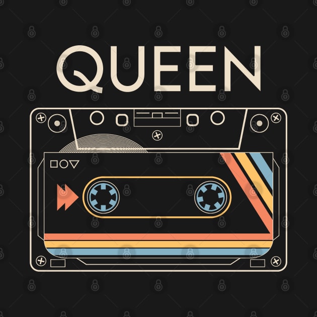 Queen Retro Art by Fathian