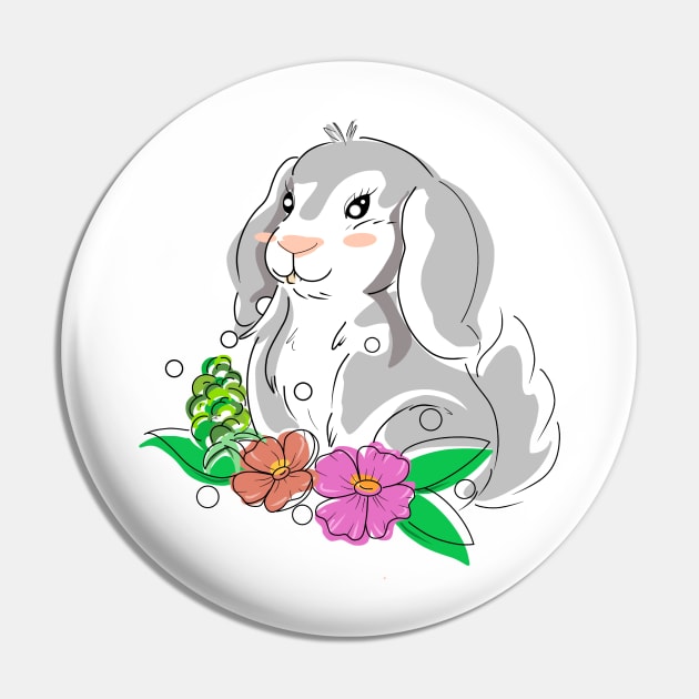 Conejo Pin by Buo