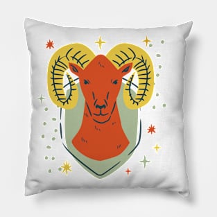 Capricorn Zodiac Sign Pillow