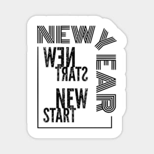 New Year New Start Magnet