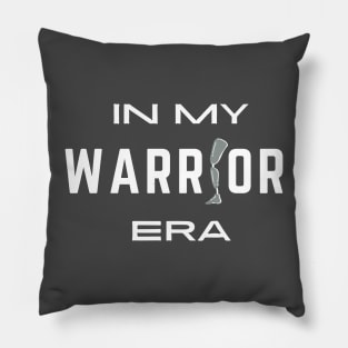 In my WARRIOR era amputee prosthetic leg Pillow