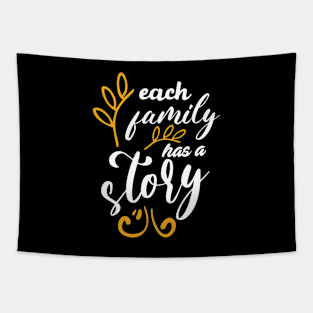 each family has as story typography Tapestry