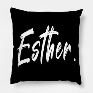 Name Girl Esther Pillow