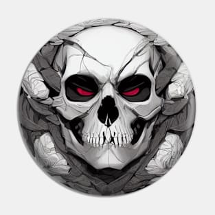 Skulls Unveiled: Dark and Intriguing Creations for the Alternative Soul Pin