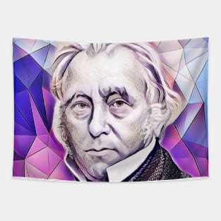 Thomas Babington Macaulay Pink Portrait | Thomas Babington Macaulay Artwork 8 Tapestry