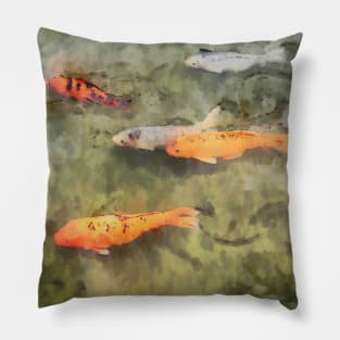 Fish - School Of Koi Pillow