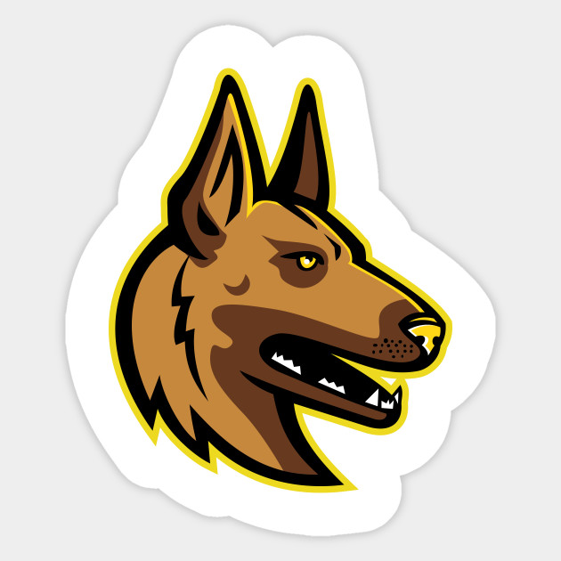Belgian Malinois Dog Mascot Belgian Malinois Dog Mascot