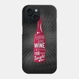 Wine blackboard #2 Phone Case