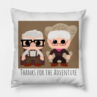 Carl & Ellie - Thanks for the Adventure! Pillow