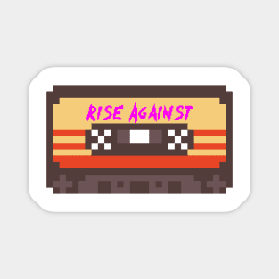 Rise Against 8bit cassette Magnet