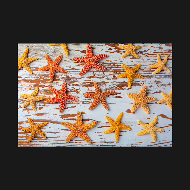 Starfish On Weathered Board by photogarry