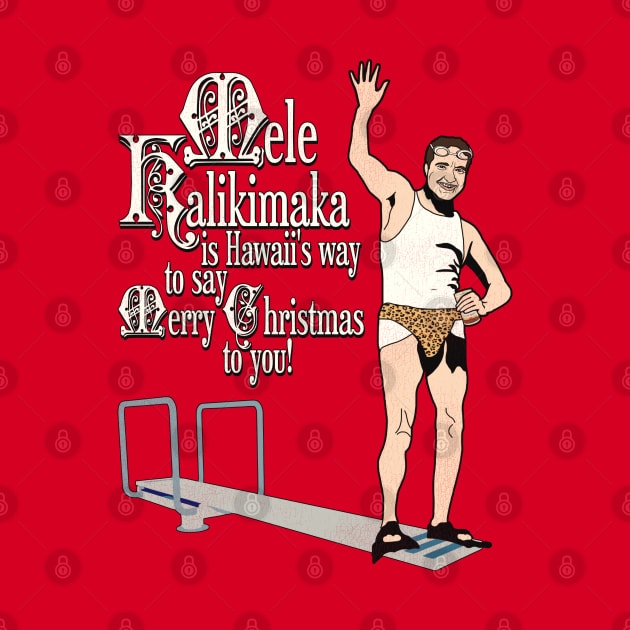 Mele Kalikimaka Cousin Eddie Diving Board by darklordpug