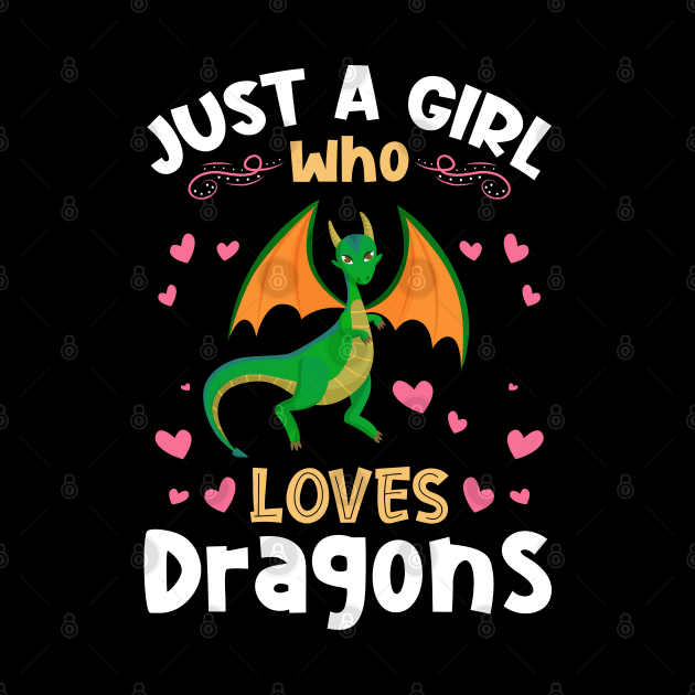 Just a Girl who Loves Dragons Gift by aneisha