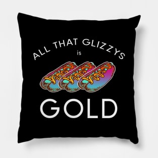 All That Glizzys is Gold Vaporwave Shakespeare Pillow