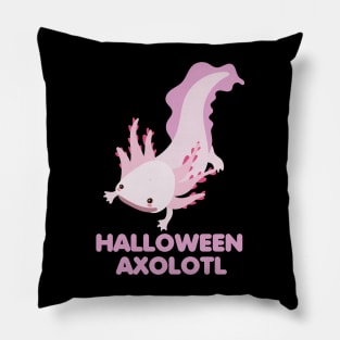 Axolotl Halloween Pillow