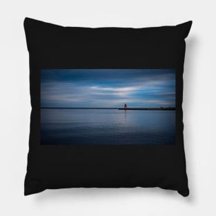 The Herd Groyne Lighthouse Pillow